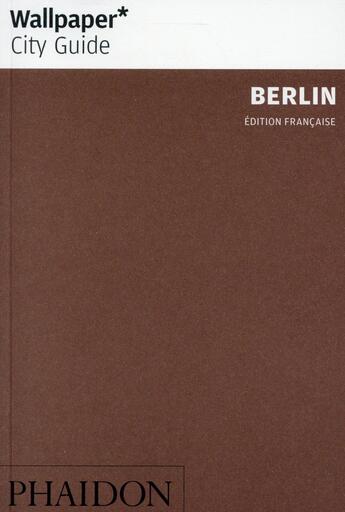 Couverture du livre « Berlin » de  aux éditions Phaidon
