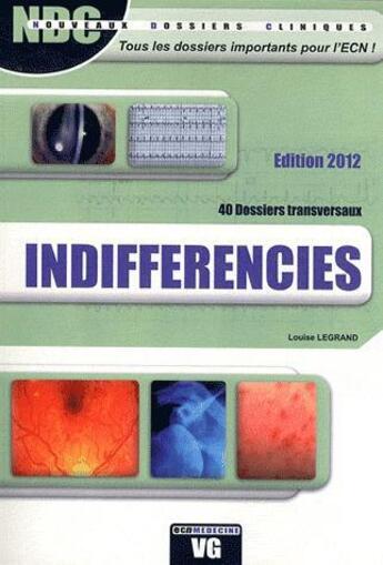 Couverture du livre « Ndc indifferencies » de Le Grand aux éditions Vernazobres Grego