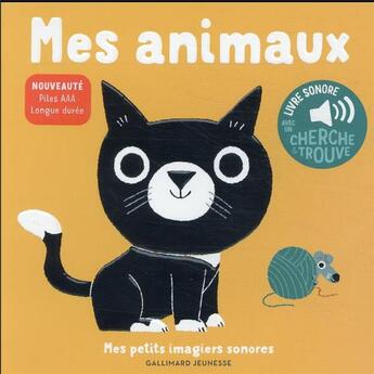 Couverture du livre « Mes animaux » de Collectifs Jeunesse aux éditions Gallimard-jeunesse