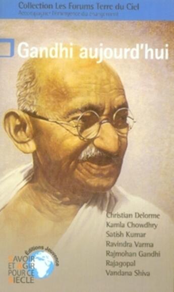 Couverture du livre « Gandhi aujourd'hui » de  aux éditions Jouvence