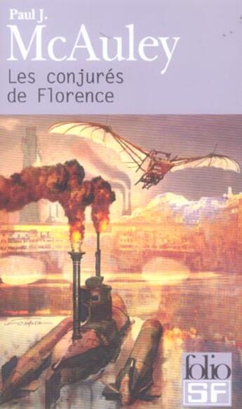 Couverture du livre « Les conjures de florence/la tentation du dr stein » de Mcauley Paul J. aux éditions Gallimard