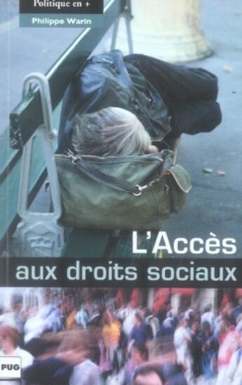 Couverture du livre « L'accès aux droits sociaux » de Warin P aux éditions Pu De Grenoble