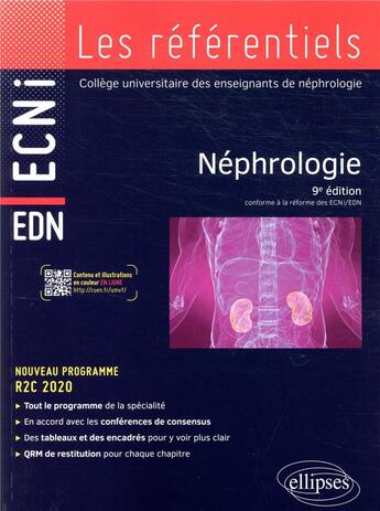 Couverture du livre « Néphrologie (9e édition) » de  aux éditions Ellipses