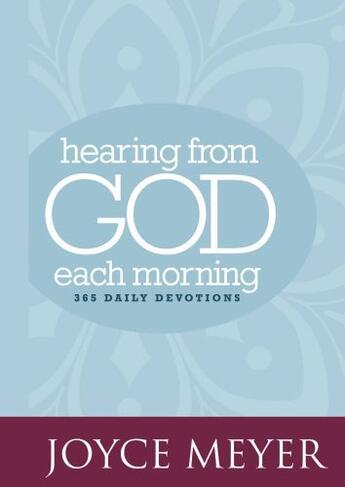 Couverture du livre « Hearing from God Each Morning » de Joyce Meyer aux éditions Faitwords