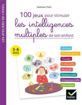 Couverture du livre « 100 jeux pour stimuler les intelligences multiples de son enfant » de Nathalie Petit aux éditions Hatier Parents