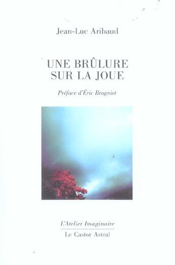 Couverture du livre « Une brulure sur la joue » de Jean-Luc Aribaud aux éditions Castor Astral