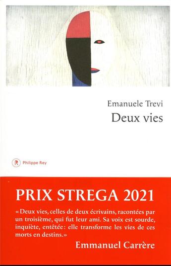 Couverture du livre « Deux vies » de Emanuele Trevi aux éditions Philippe Rey