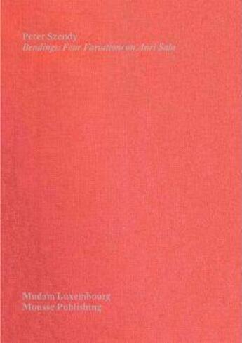 Couverture du livre « Coudées ; quatre variations sur Anri Sala » de Peter Szendy aux éditions Mousse Publishing