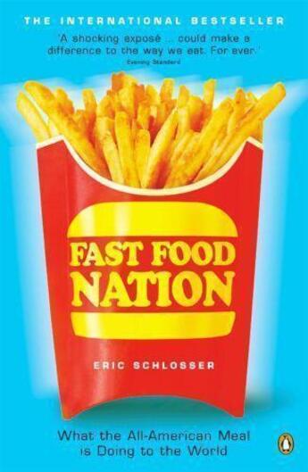 Couverture du livre « Fast food nation: what the all-american meal is doing to the world » de Eric Schlosser aux éditions Adult Pbs