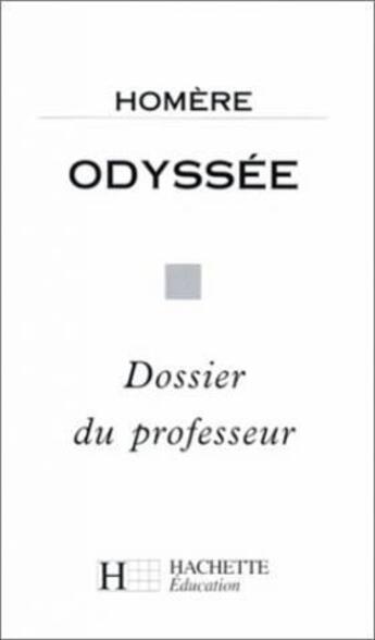 Couverture du livre « L'odyssée » de Homere et Marie-Helene Robinot aux éditions Hachette Education