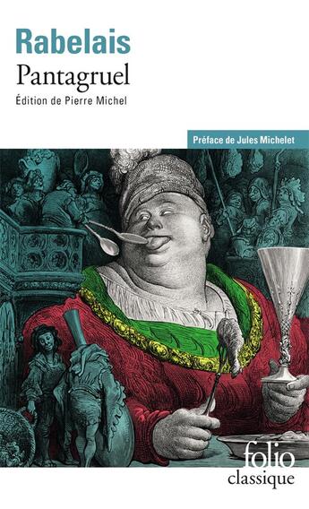 Couverture du livre « Pantagruel » de Francois Rabelais aux éditions Folio