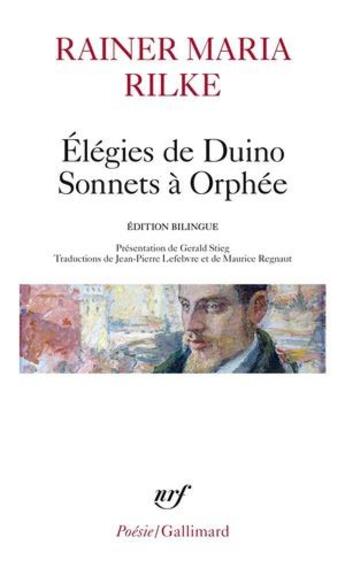 Couverture du livre « Élégies de Duino ; sonnets à Orphée » de Rainer Maria Rilke aux éditions Gallimard