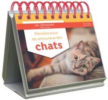 Couverture du livre « Pensées pour les amoureux des chats (édition 2019) » de Isabelle Collin aux éditions Editions 365
