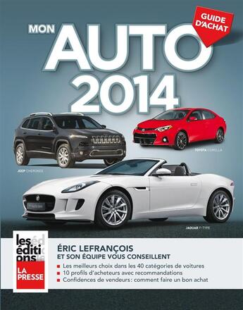 Couverture du livre « Mon auto 2014 » de Lefrancois Eric aux éditions La Presse