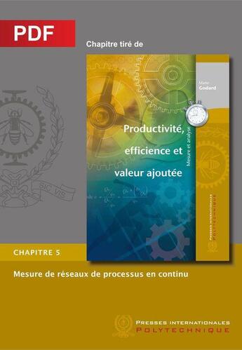 Couverture du livre « Mesure de réseaux de processus en continu chapitre 5 » de Mario Godard aux éditions Ecole Polytechnique De Montreal