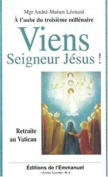 Couverture du livre « Viens seigneur jesus » de  aux éditions Emmanuel