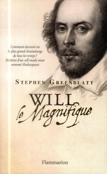Couverture du livre « Will le magnifique » de Stephen Greenblatt aux éditions Flammarion