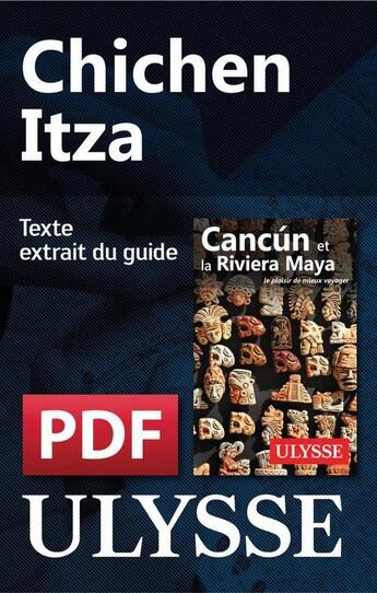Couverture du livre « Chichen Itza » de  aux éditions Ulysse