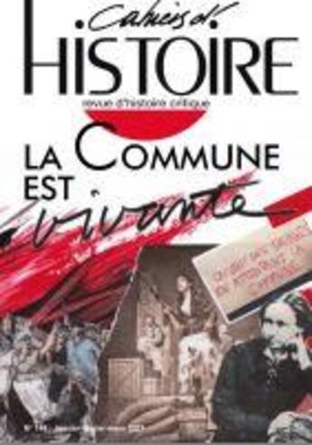 Couverture du livre « Cahiers d'histoire n 148 : la commune est vivante - avril 2021 » de  aux éditions Paul Langevin