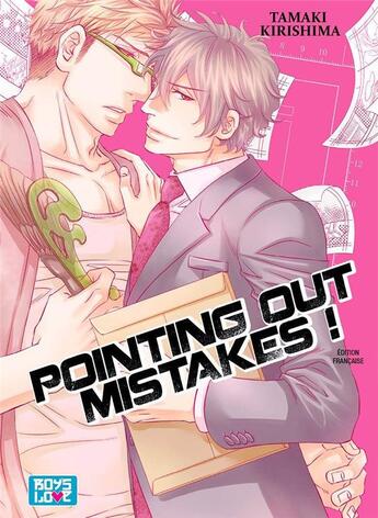 Couverture du livre « Pointing out mistakes ! » de Tamaki Kirishima aux éditions Boy's Love