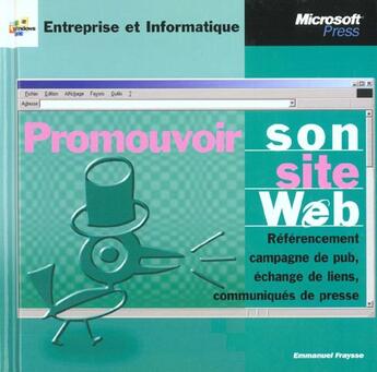 Couverture du livre « Promouvoir Votre Site Web » de Jean Marc Herellier aux éditions Microsoft Press