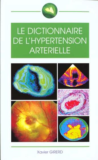 Couverture du livre « Le dictionnaire de l'hypertension arterielle » de Xavier Gired aux éditions Concours Medical