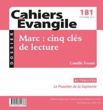Couverture du livre « CAHIERS DE L'EVANGILE » de  aux éditions Cerf