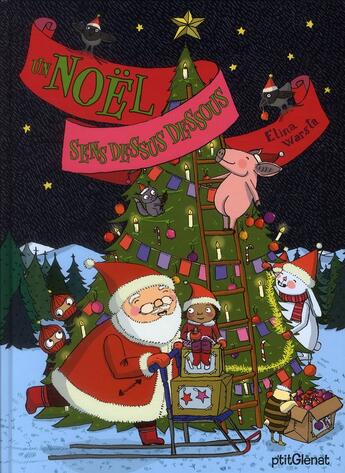 Couverture du livre « Un Noël sens dessus dessous » de Elina Warsta aux éditions Glenat Jeunesse