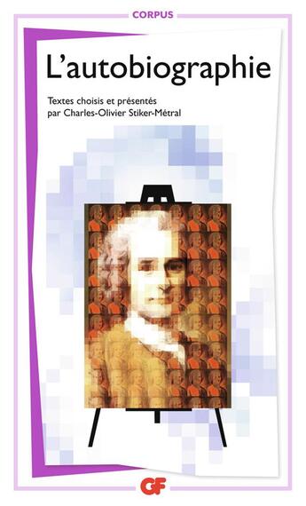 Couverture du livre « L'autobiographie » de Charles-Olivier Stiker-Metral aux éditions Flammarion
