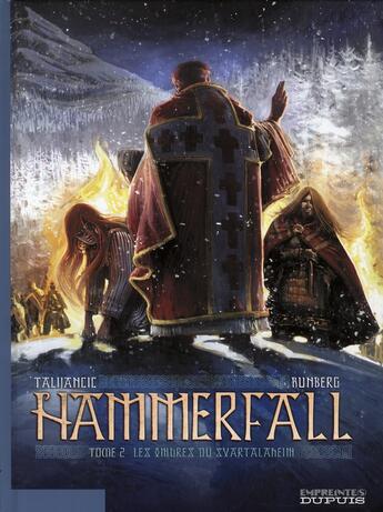 Couverture du livre « Hammerfall Tome 2 : les ombres du Svartalaheim » de Sylvain Runberg et Boris Talijanjic aux éditions Dupuis