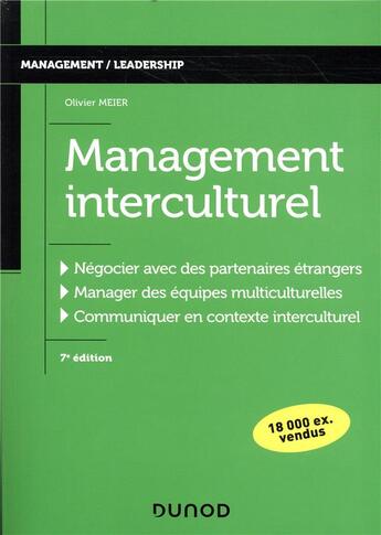 Couverture du livre « Management interculturel ; stratégie, organisation, performance (7e édition) » de Olivier Meier aux éditions Dunod
