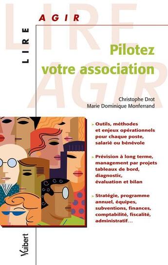 Couverture du livre « Pilotez votre association » de Drot/Monferrand aux éditions Vuibert