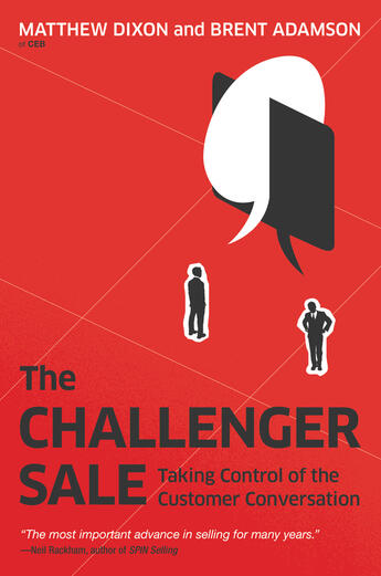 Couverture du livre « Challenger Sale, The » de Matthew Dix Adamson aux éditions Adult Pbs