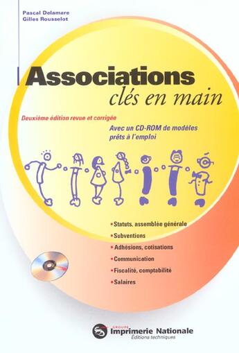 Couverture du livre « Associations cles en main » de Gilles Rousselot et Pascal Delamare aux éditions Imprimerie Nationale