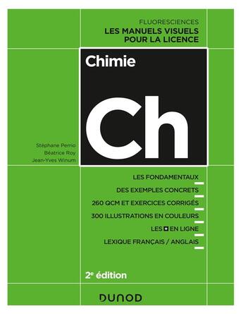 Couverture du livre « Chimie (2e édition) » de Stephane Perrio et Beatrice Roy et Jean-Yves Winum aux éditions Dunod