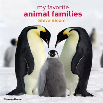 Couverture du livre « My favourite animal families » de Wilson et Steve Bloom aux éditions Thames & Hudson