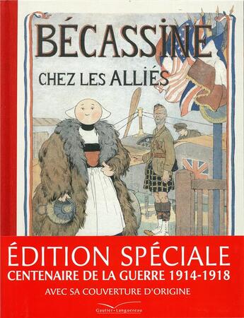 Couverture du livre « Bécassine chez les alliés » de Caumery et Joseph-Porphyre Pinchon aux éditions Gautier Languereau