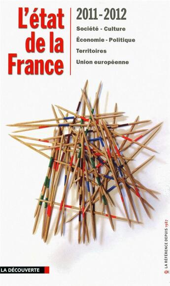 Couverture du livre « L'état de la France (édition 2011-2012) » de  aux éditions La Decouverte