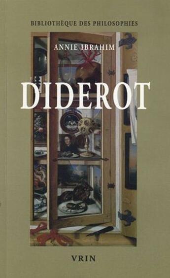 Couverture du livre « Diderot, un matérialisme éclectique » de Annie Ibrahim aux éditions Vrin