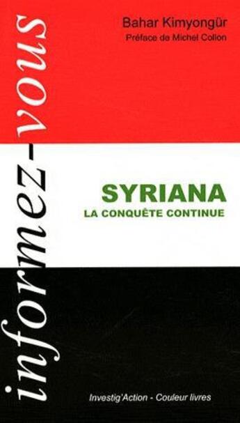 Couverture du livre « Syriana » de Bahar Kymiungur aux éditions Couleur Livres