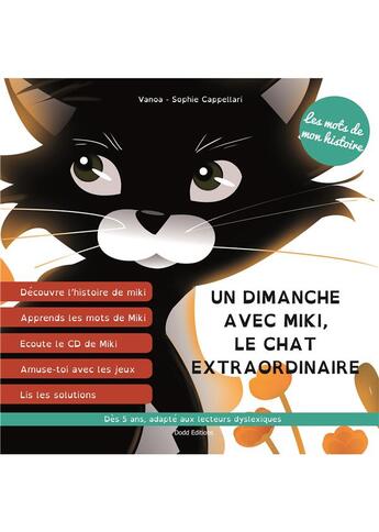 Couverture du livre « Un dimanche avec Miki, le chat extraordinaire » de Vanoa aux éditions Dodd