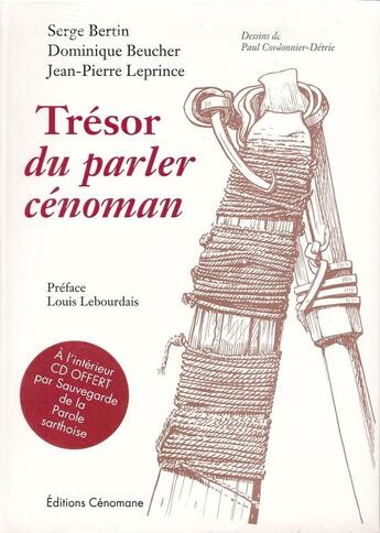 Couverture du livre « Trésor du parler cenoman » de S. Beucher J. Bertin aux éditions Borrego