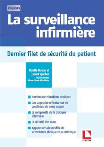Couverture du livre « La surveillance infirmière » de  aux éditions Lamarre