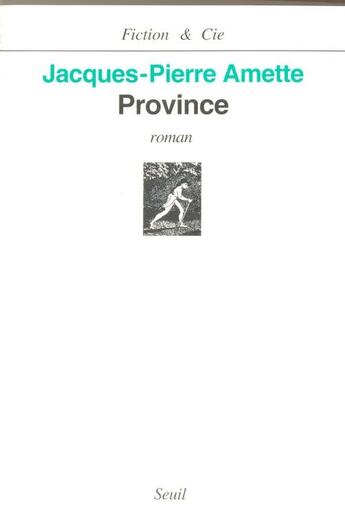 Couverture du livre « Province » de Amette J-P. aux éditions Seuil