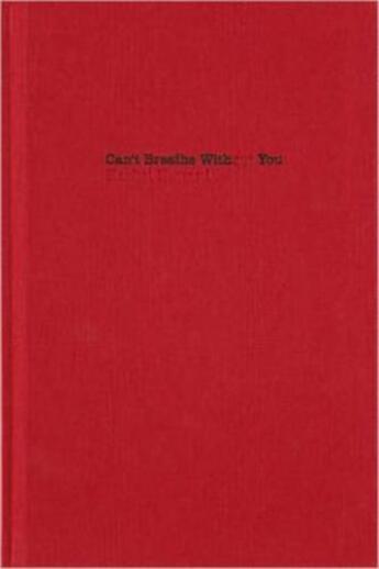 Couverture du livre « Can't breathe without you » de Rachel Howard aux éditions Other Criteria