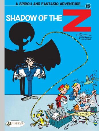 Couverture du livre « Spirou & Fantasio adventures t.15 ; shadow of the Z » de Greg et Jidehem et Andre Franquin aux éditions Cinebook