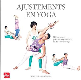 Couverture du livre « Ajustements en yoga » de Nadezhda Georgieva aux éditions La Plage
