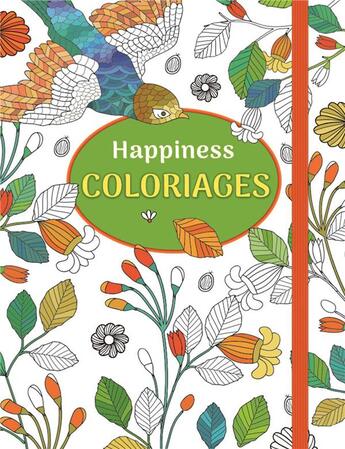 Couverture du livre « Happiness coloriages » de  aux éditions Paperstore