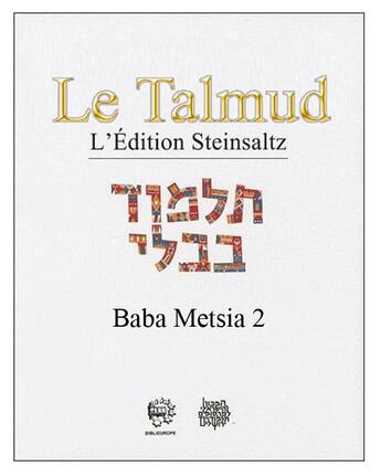 Couverture du livre « Talmud ; Babli Berahot 1 t.1 » de Adin Steinsaltz aux éditions Biblieurope