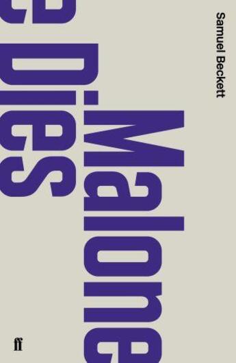 Couverture du livre « Malone dies » de Samuel Beckett aux éditions Faber And Faber Digital